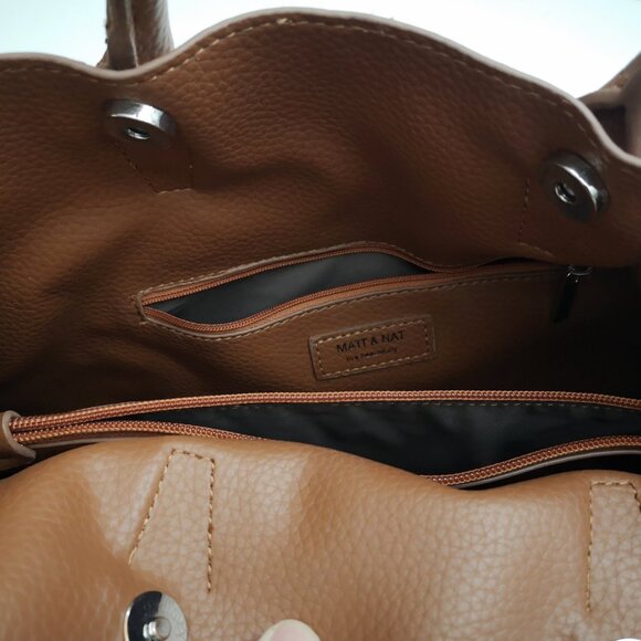 Matt & Nat Brown Tote Bag - Picture 6 of 14